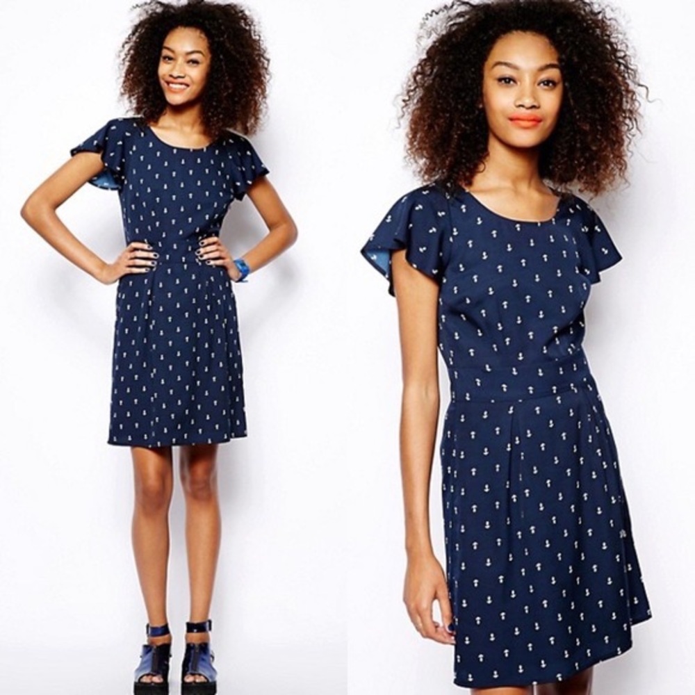 Vero Moda Anchor Sailor Dress